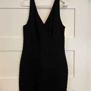 Express black bodycon dress